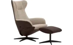 Goossens excellent relaxstoel avec bruin leer - 8210411-02