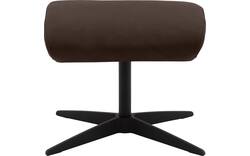 Goossens voetenbank avec bruin leer - 8210420-02