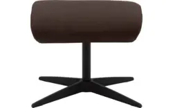 Goossens voetenbank avec bruin leer - 8210420-01