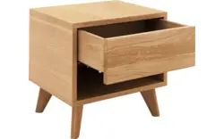 Goossens nachtkastje cosima blank eiken - 8210486-02