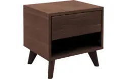 Goossens nachtkastje cosima donker bruin eiken - 8210490-02