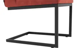 Goossens excellent eetkamerstoel tom rood leer - 8210522-02