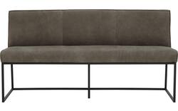 Goossens excellent eetbank tom grijs leer - 8210537-02
