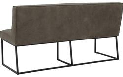 Goossens excellent eetbank tom grijs leer - 8210537-03