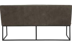 Goossens excellent eetbank tom grijs leer - 8210537-02