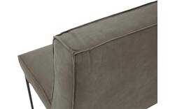 Goossens excellent eetbank tom grijs leer - 8210537-02