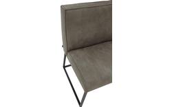 Goossens excellent eetbank tom grijs leer - 8210537-02