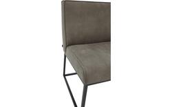 Goossens excellent eetbank tom grijs leer - 8210537-02