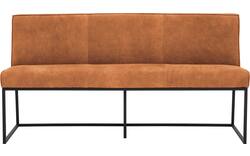 Goossens excellent eetbank tom bruin leer - 8190648-02