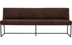 Goossens excellent eetbank tom bruin leer - 8210556-02