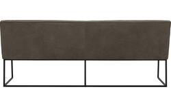 Goossens excellent eetbank tom grijs leer - 8210557-02