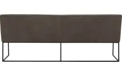 Goossens excellent eetbank tom grijs leer - 8210557-02