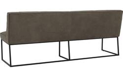 Goossens excellent eetbank tom grijs leer - 8210557-02