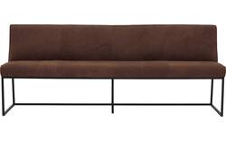 Goossens excellent eetbank tom bruin leer - 8210558-02