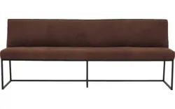 Goossens excellent eetbank tom bruin leer - 8210558-02