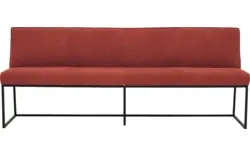 Goossens excellent eetbank tom rood leer - 8210562-02