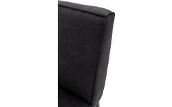 Goossens excellent eetbank tom zwart leer - 8210564-02