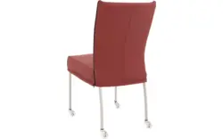 Goossens eetkamerstoel funk rood leer - 8210594-01