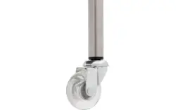 Goossens eetkamerstoel funk grijs leer - 8210595-02