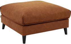 Goossens voetenbank jonas bruin micro leer - 8210597-02