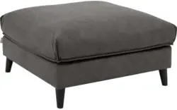 Goossens voetenbank jonas grijs micro leer - 8210598-01