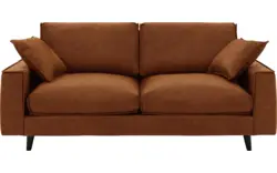Goossens zitbank jonas bruin micro leer - 8210603-01
