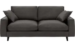Goossens zitbank jonas grijs micro leer - 8210605-01