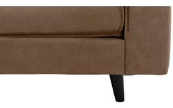 Goossens zitbank jonas bruin micro leer - 8210607-01