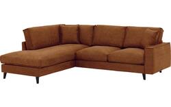 Goossens hoeksalon jonas bruin micro leer - 8210609-02