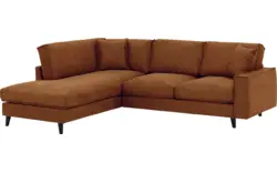 Goossens hoeksalon jonas bruin micro leer - 8210609-01