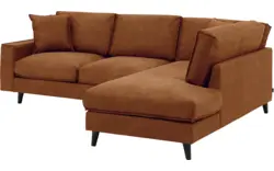 Goossens hoeksalon jonas bruin micro leer - 8210609-01-gespiegeld