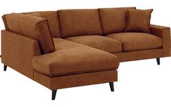 Goossens hoeksalon jonas bruin micro leer - 8210609-01