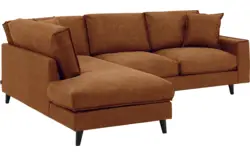 Goossens hoeksalon jonas bruin micro leer - 8210609-01