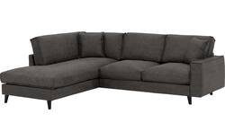 Goossens hoeksalon jonas grijs micro leer - 8210610-02