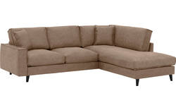 Goossens hoeksalon jonas bruin micro leer - 8210611-02-gespiegeld