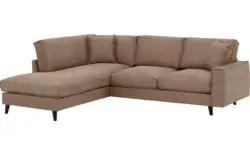 Goossens hoeksalon jonas bruin micro leer - 8210611-01