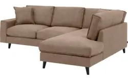 Goossens hoeksalon jonas bruin micro leer - 8210611-01-gespiegeld