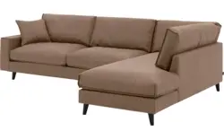 Goossens hoeksalon jonas bruin micro leer - 8210615-01-gespiegeld