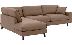 Goossens hoeksalon jonas bruin micro leer - 8210615-01