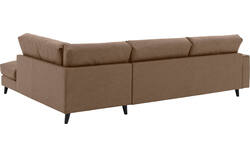 Goossens hoeksalon jonas bruin micro leer - 8210615-01-gespiegeld