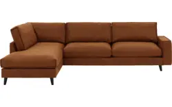Goossens hoeksalon jonas bruin micro leer - 8210616-01