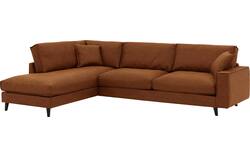 Goossens hoeksalon jonas bruin micro leer - 8210616-02