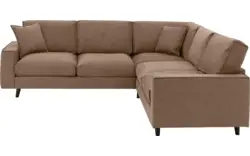 Goossens hoeksalon jonas bruin micro leer - 8210621-01