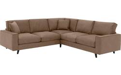 Goossens hoeksalon jonas bruin micro leer - 8210621-02