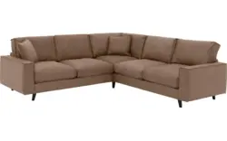 Goossens hoeksalon jonas bruin micro leer - 8210621-01