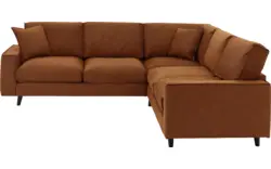 Goossens hoeksalon jonas bruin micro leer - 8210622-06