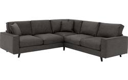 Goossens hoeksalon jonas grijs micro leer - 8210623-02