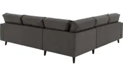Goossens hoeksalon jonas grijs micro leer - 8210623-01
