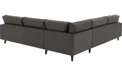 Goossens hoeksalon jonas grijs micro leer - 8210624-01
