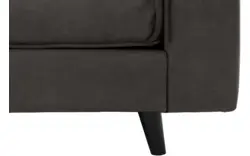 Goossens hoeksalon jonas grijs micro leer - 8210624-01